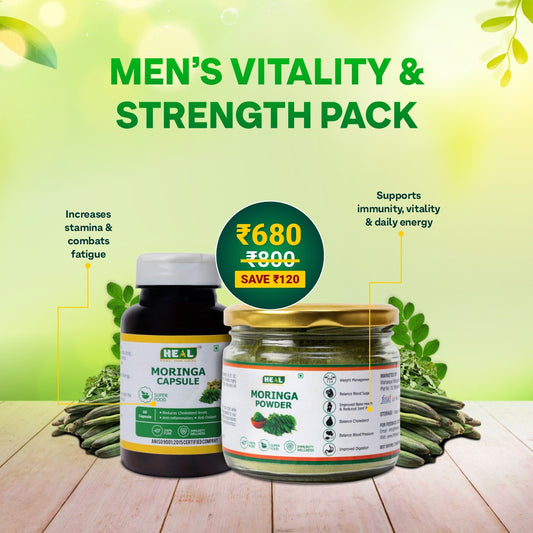 Men’s Vitality and Strength Pack – ₹680 (Save ₹120)
