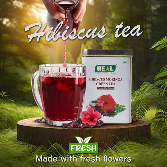 Hibiscus Moringa Green Tea