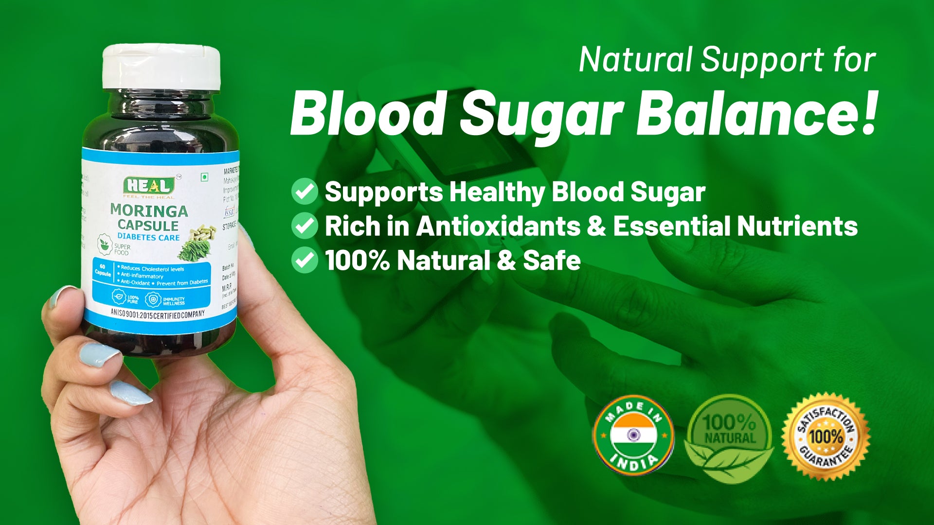 Natutal support for blood sugar balance