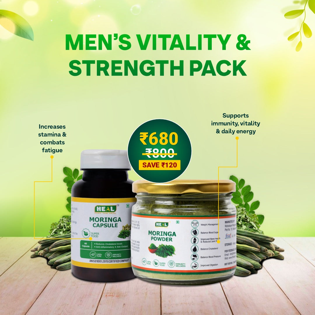 Men’s Vitality and Strength Pack – ₹680 (Save ₹120)