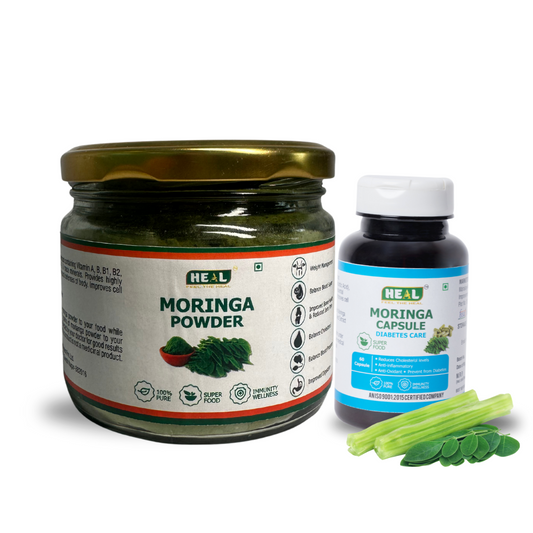 Moringa Capsule Diabetes Care + Moringa Powder