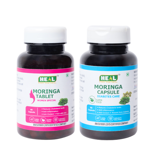 Moringa Tablet Women Special + Moringa Capsule Diabetes Care